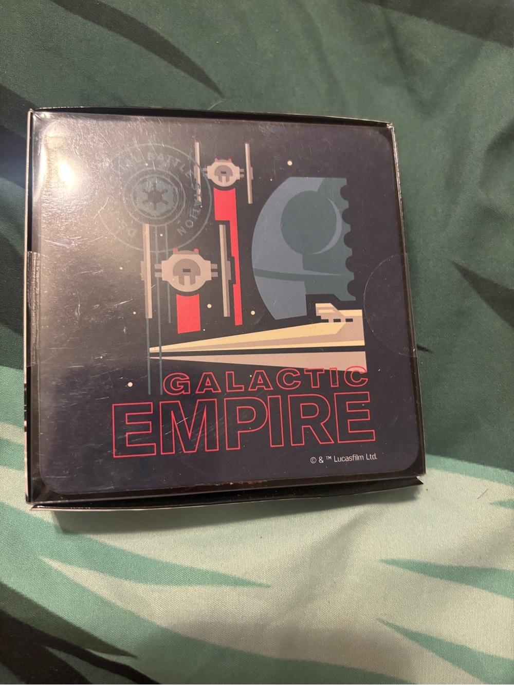 Disney Star Wars Coaster Set - Black, Blue, Green, Orange